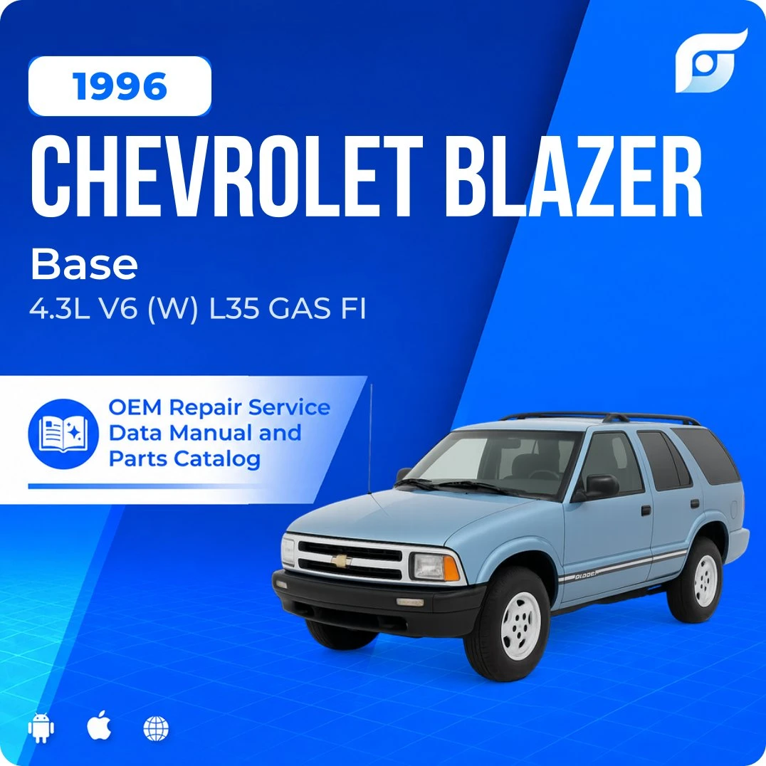 1996 Chevrolet Blazer Base - OEM Repair Service Manual