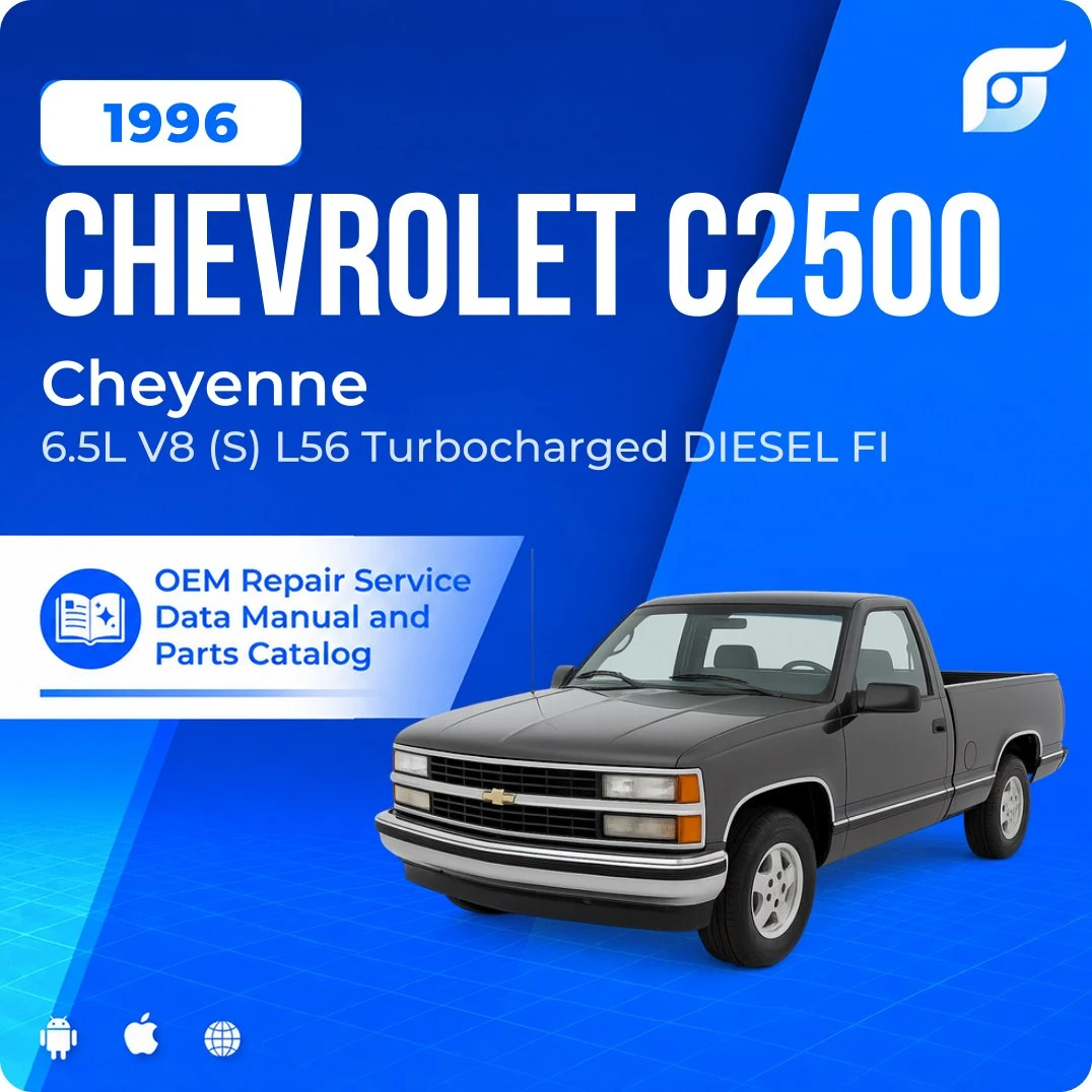 1996 Chevrolet C2500 Cheyenne - OEM Repair Service Manual