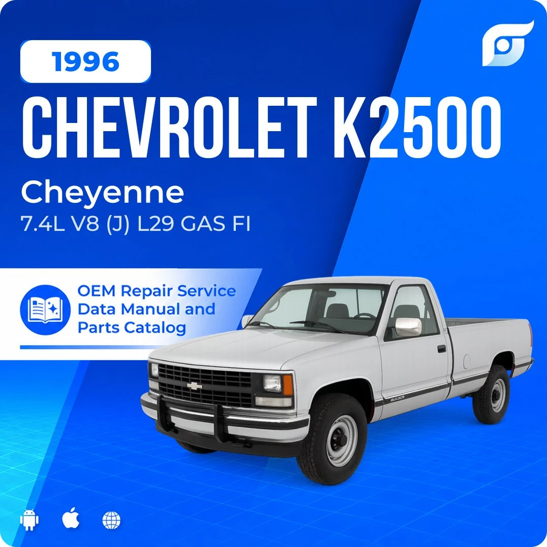 1996 Chevrolet K2500 Cheyenne - OEM Repair Service Manual