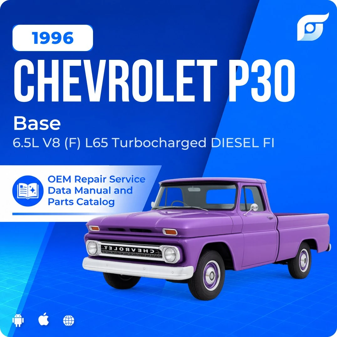 1996 Chevrolet P30 Base - OEM Repair Service Manual