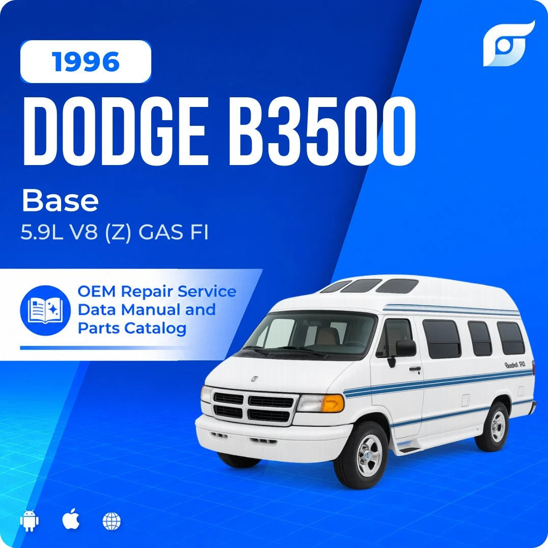 1996 Dodge B3500 Base - OEM Repair Service Manual