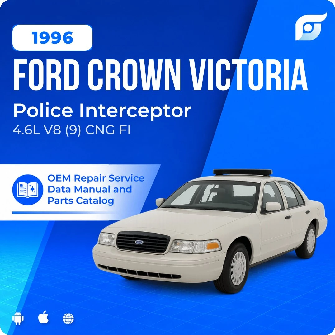 1996 Ford Crown Victoria Police Interceptor - OEM Repair Service Manual