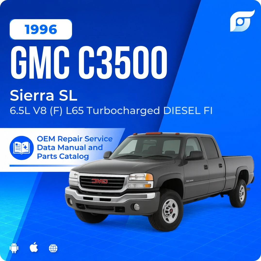 1996 GMC C3500 Sierra SL - OEM Repair Service Manual