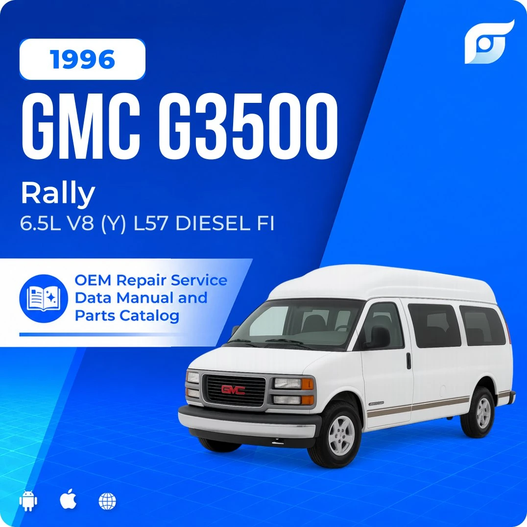 1996 GMC G3500 Rally - OEM Repair Service Manual