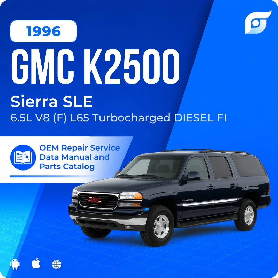1996 GMC K2500 Sierra SLE - OEM Repair Service Manual