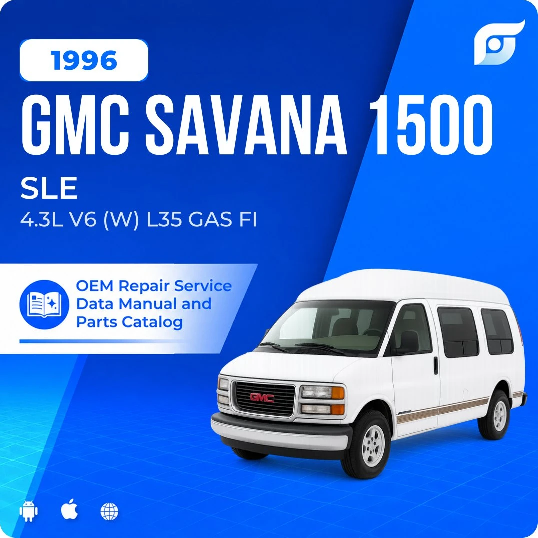 1996 GMC Savana 1500 SLE - OEM Repair Service Manual