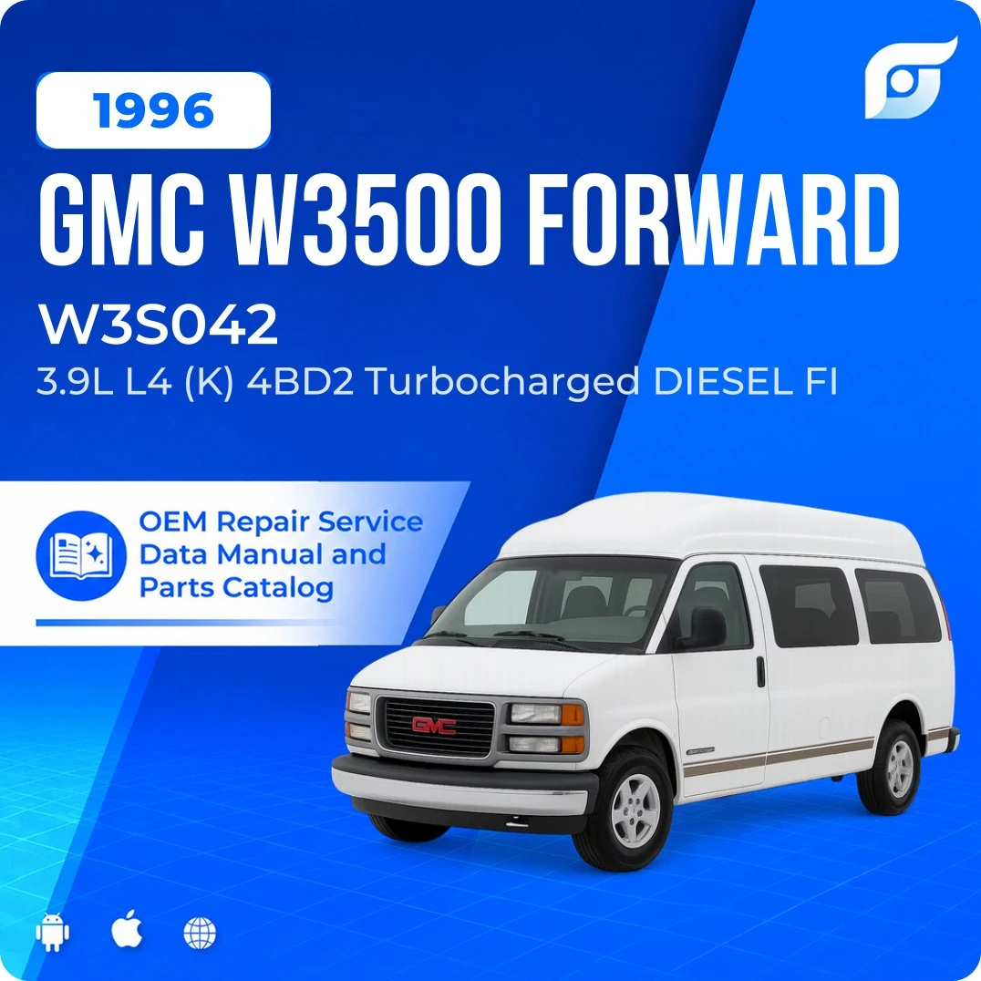 1996 GMC W3500 Forward W3S042 - OEM Repair Service Manual