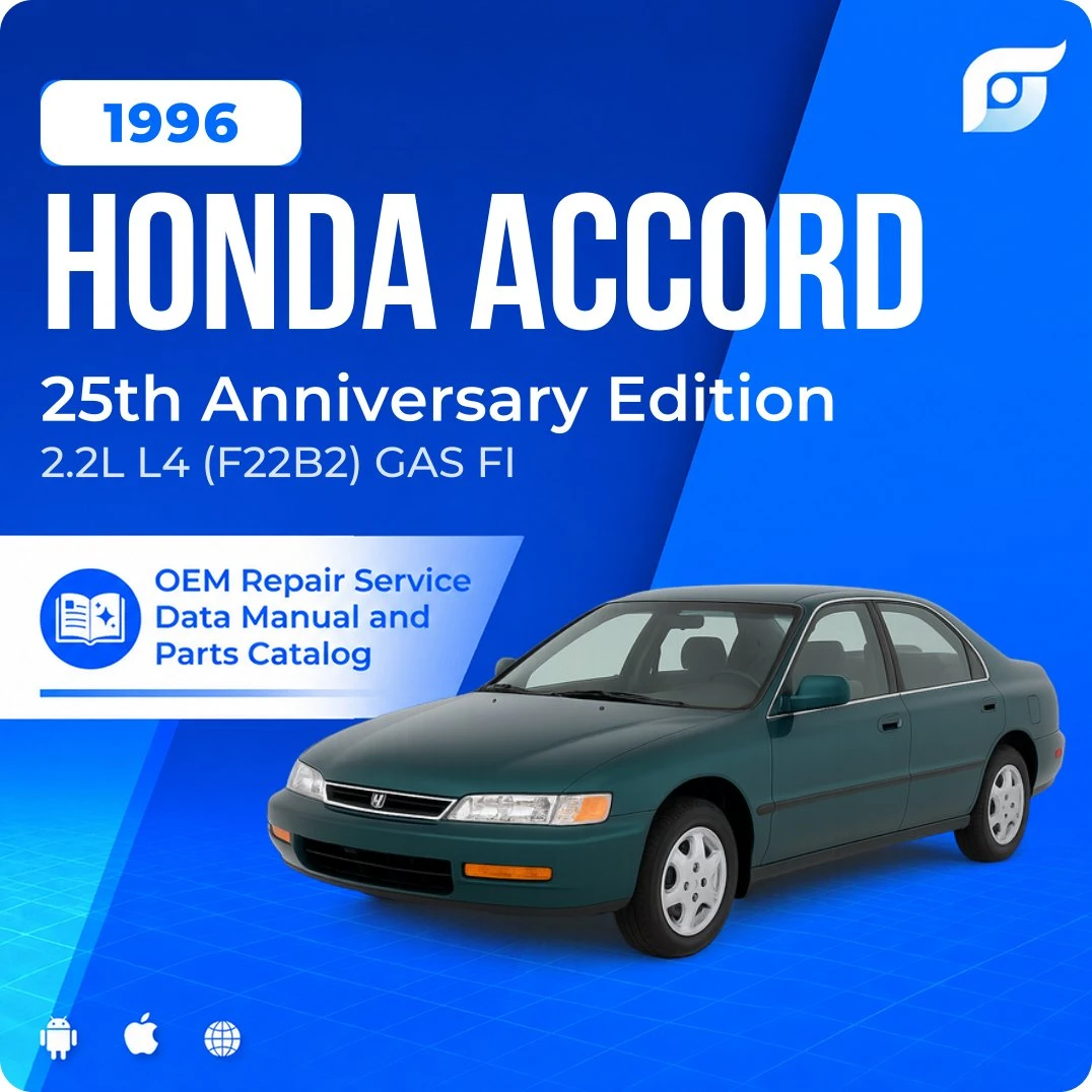 1996 Honda Accord 25th Anniversary Edition - OEM Repair Service Manual