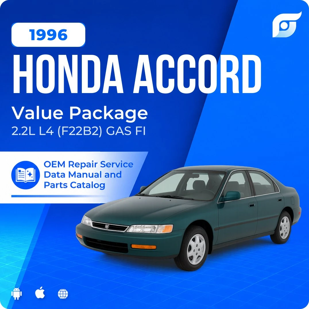 1996 Honda Accord Value Package - OEM Repair Service Manual