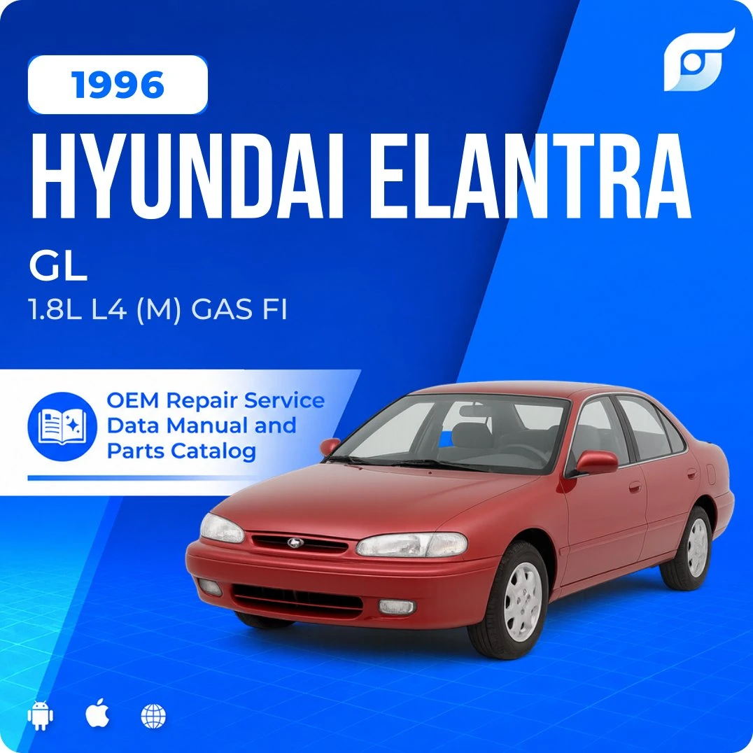 1996 Hyundai Elantra GL - OEM Repair Service Manual