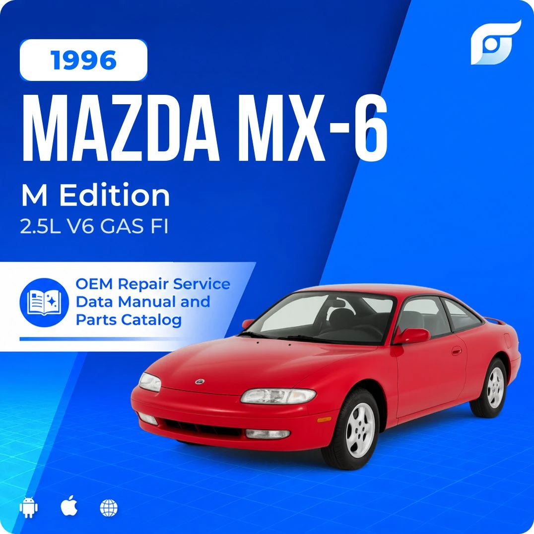 1996 Mazda MX-6 M Edition - OEM Repair Service Manual