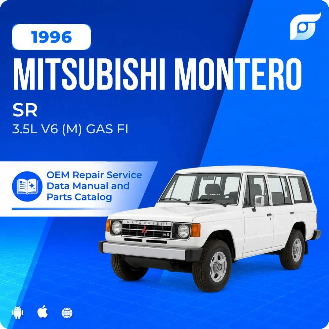 1996 Mitsubishi Montero SR - OEM Repair Service Manual
