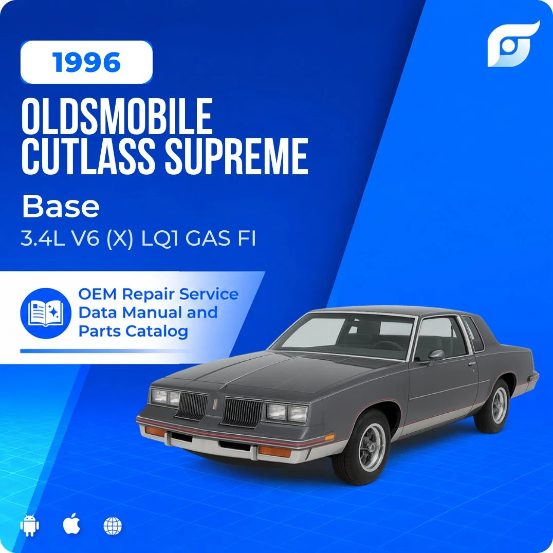 1996 Oldsmobile Cutlass Supreme Base - OEM Repair Service Manual
