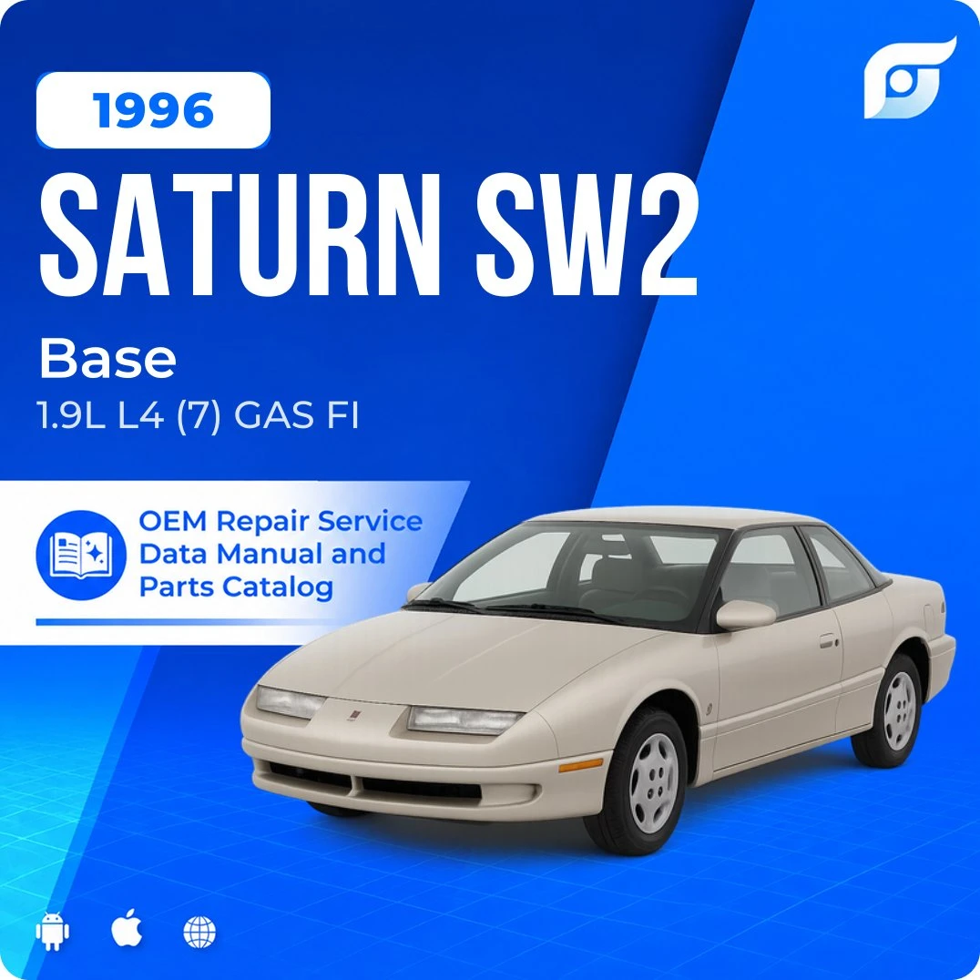 1996 Saturn SW2 Base - OEM Repair Service Manual
