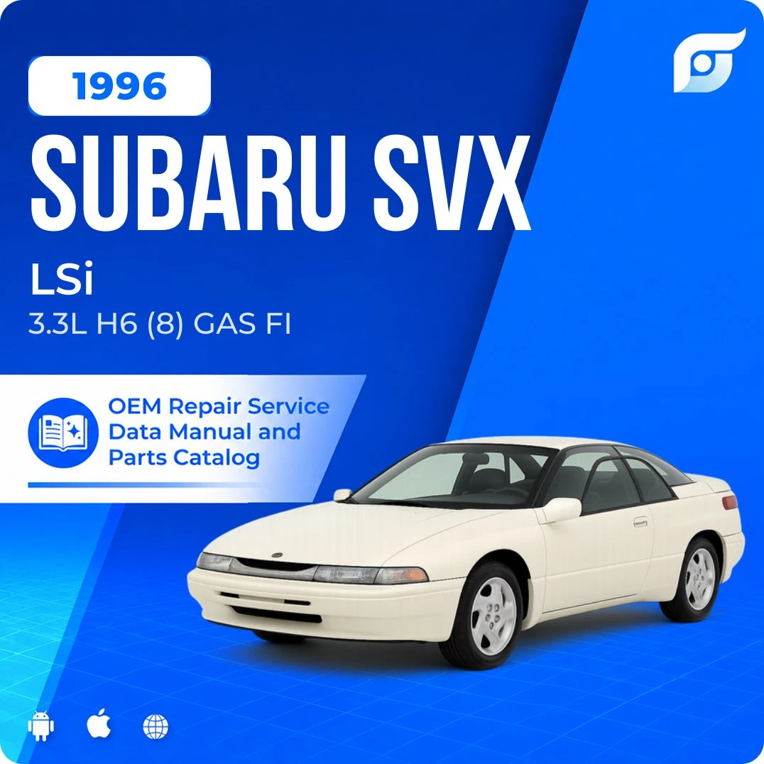 1996 Subaru SVX LSi - OEM Repair Service Manual