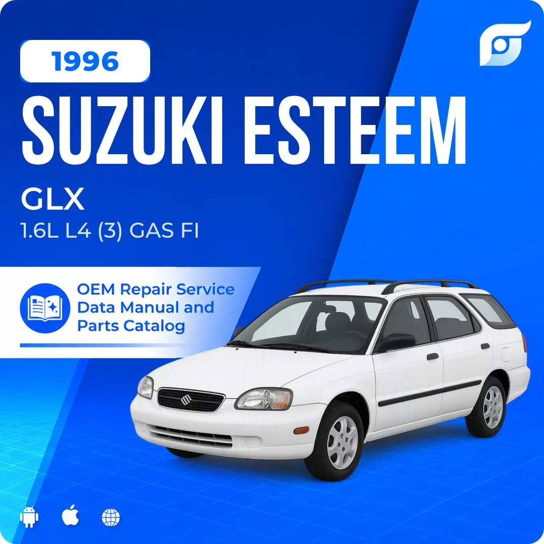 1996 Suzuki Esteem GLX - OEM Repair Service Manual