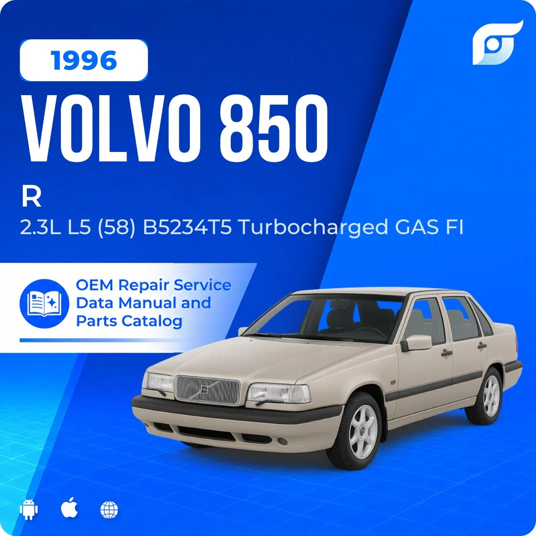 1996 Volvo 850 R - OEM Repair Service Manual