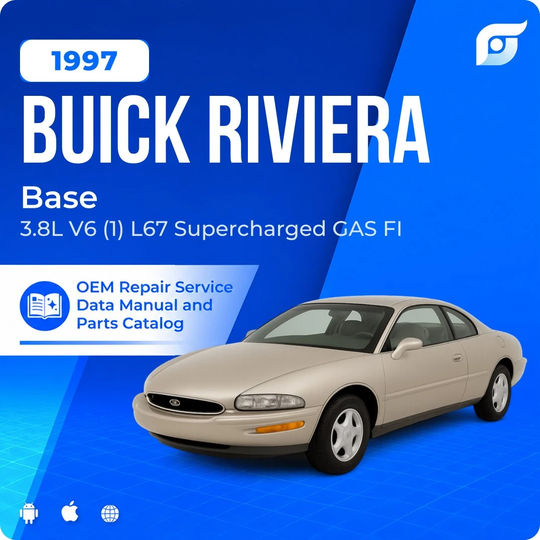 1997 Buick Riviera Base - OEM Repair Service Manual
