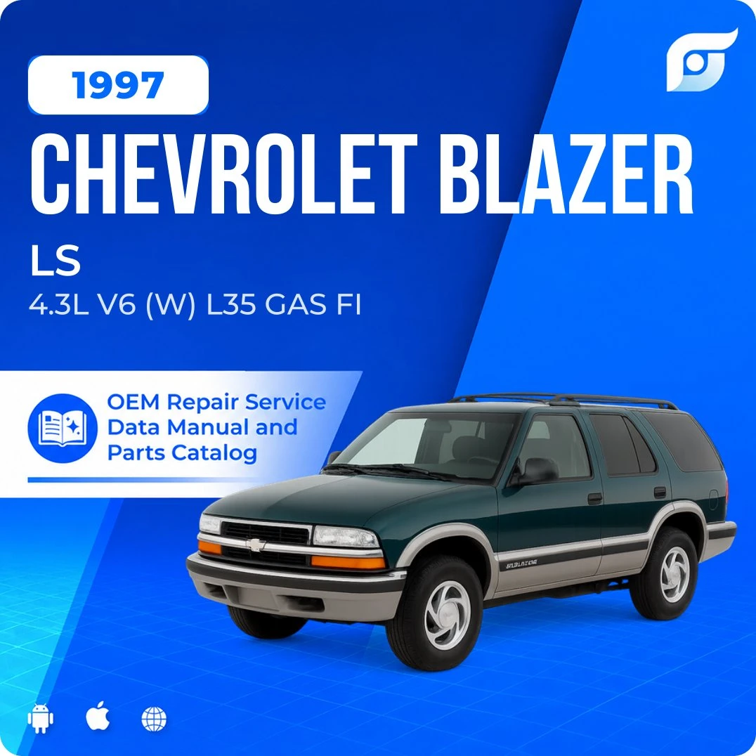 1997 Chevrolet Blazer LS - OEM Repair Service Manual
