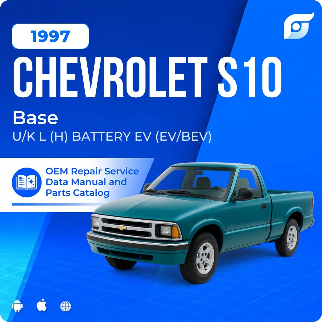 1997 Chevrolet S10 Base - OEM Repair Service Manual