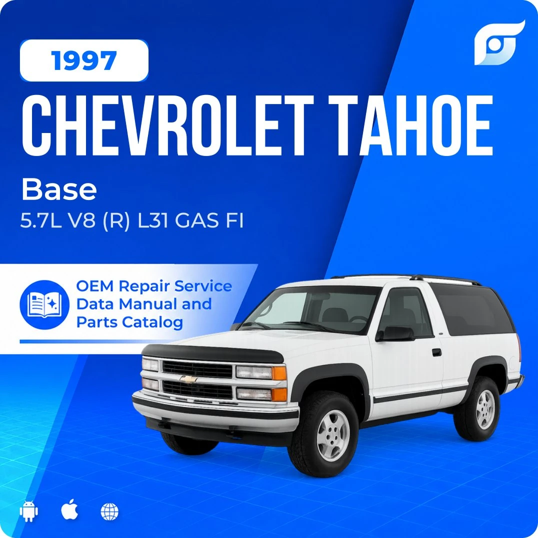 1997 Chevrolet Tahoe Base - OEM Repair Service Manual
