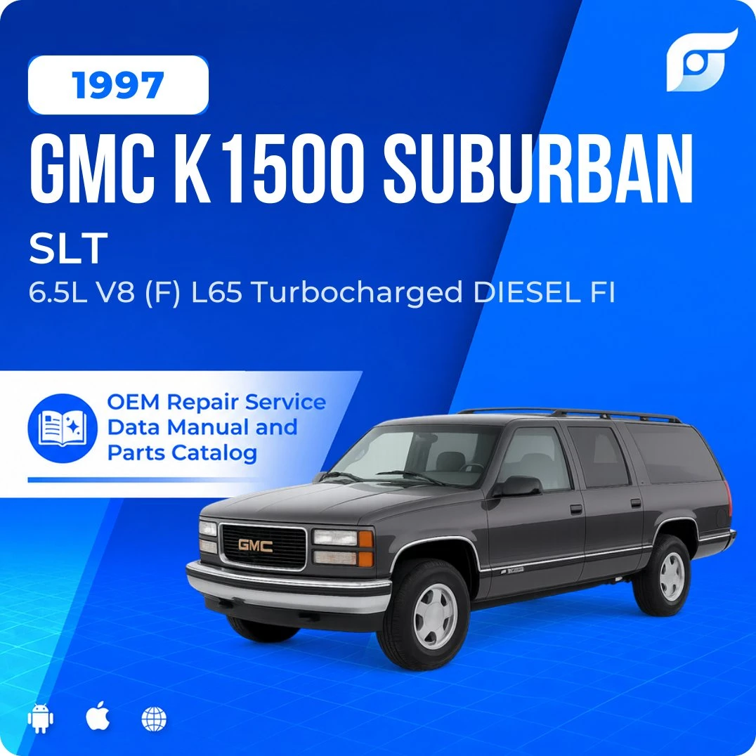 1997 GMC K1500 Suburban SLT - OEM Repair Service Manual