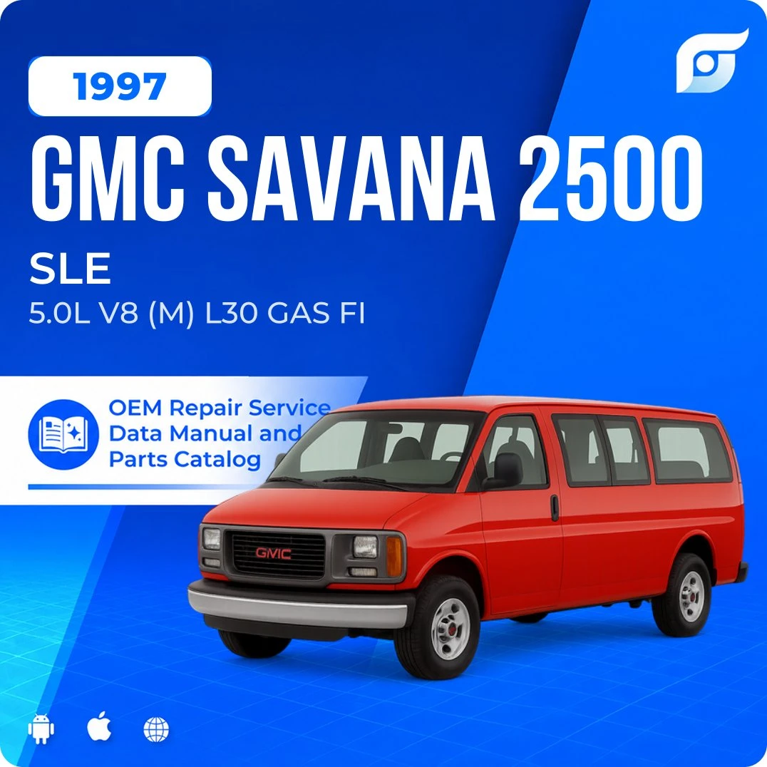 1997 GMC Savana 2500 SLE - OEM Repair Service Manual