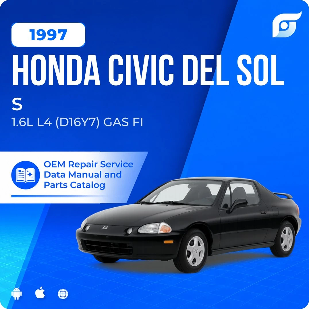 1997 Honda Civic del Sol S - OEM Repair Service Manual