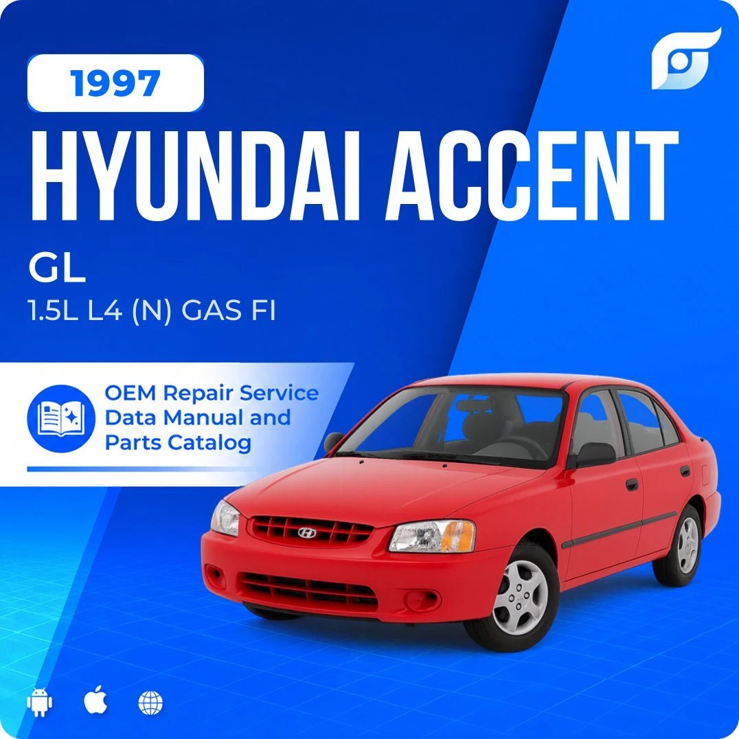 1997 Hyundai Accent GL - OEM Repair Service Manual