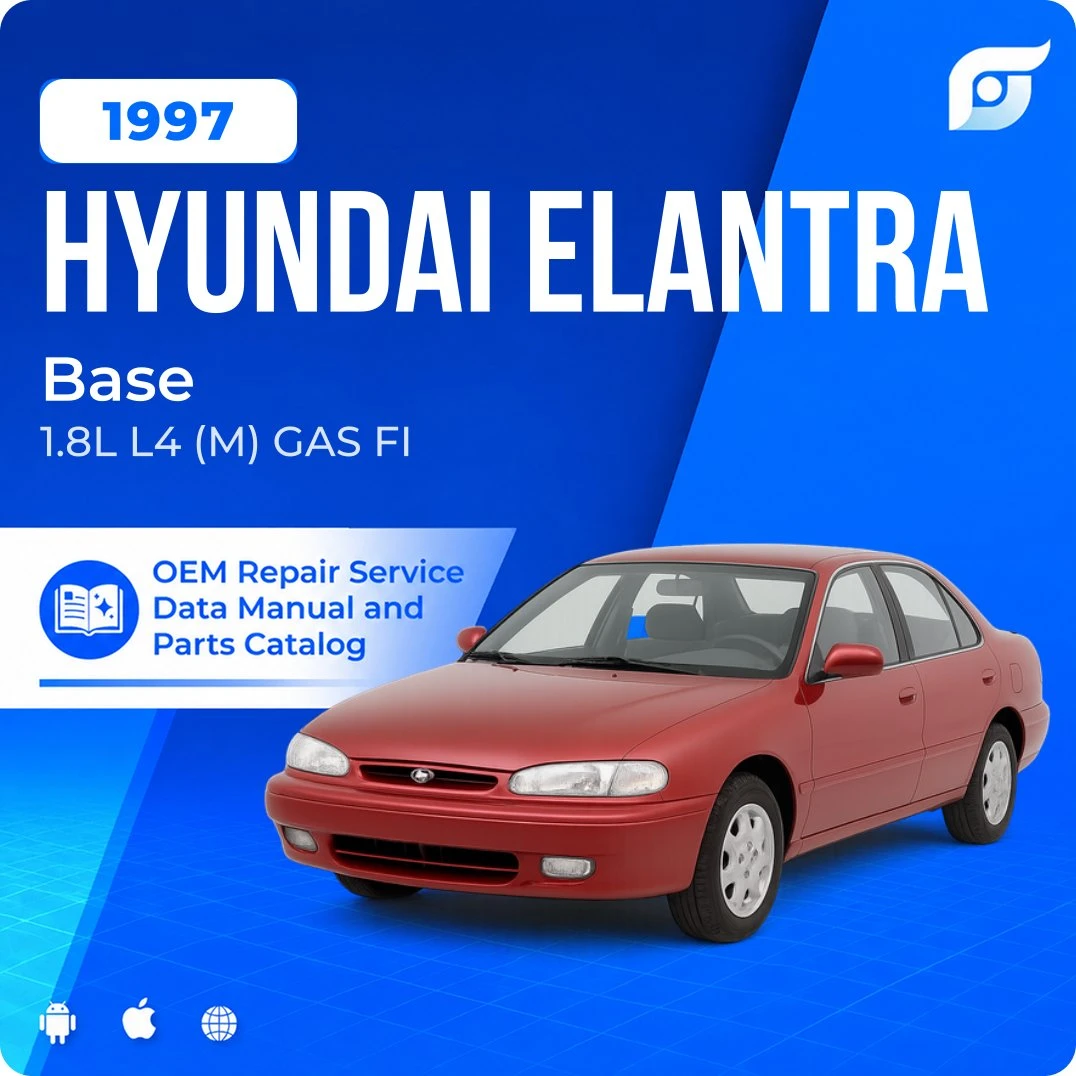 1997 Hyundai Elantra Base - OEM Repair Service Manual