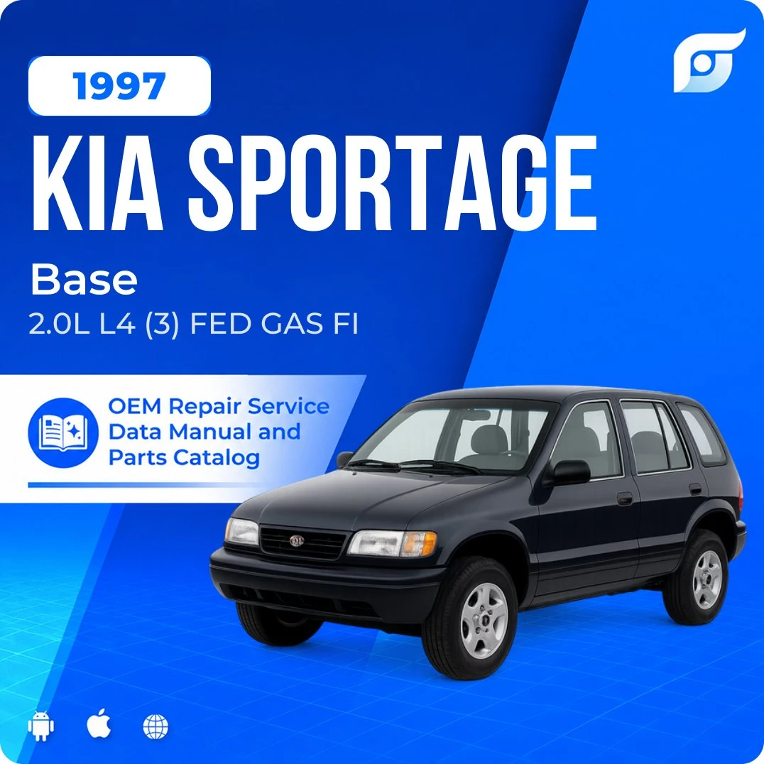 1997 Kia Sportage Base - OEM Repair Service Manual