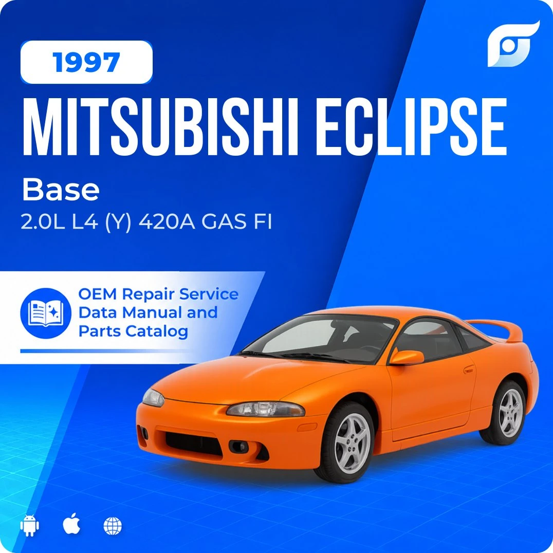 1997 Mitsubishi Eclipse Base - OEM Repair Service Manual