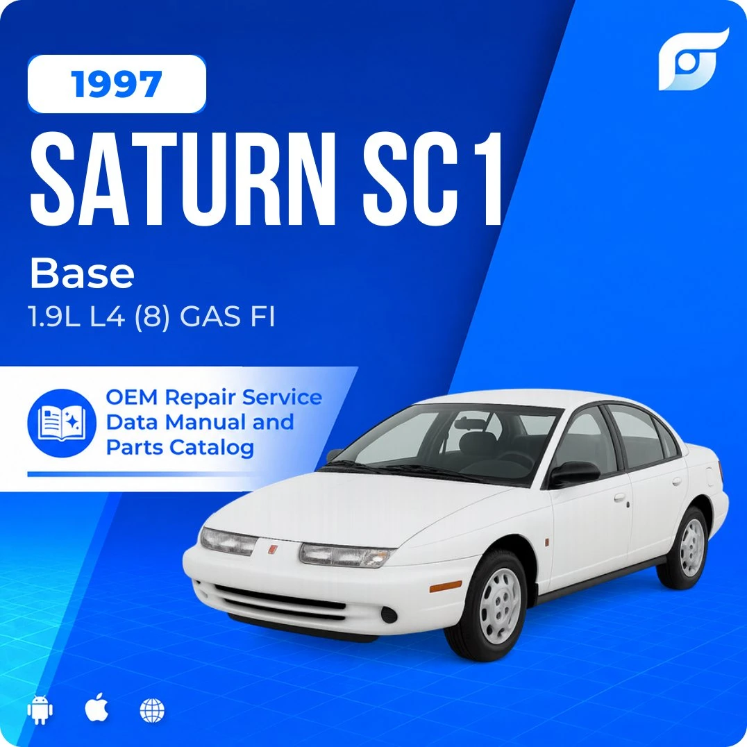 1997 Saturn SC1 Base - OEM Repair Service Manual