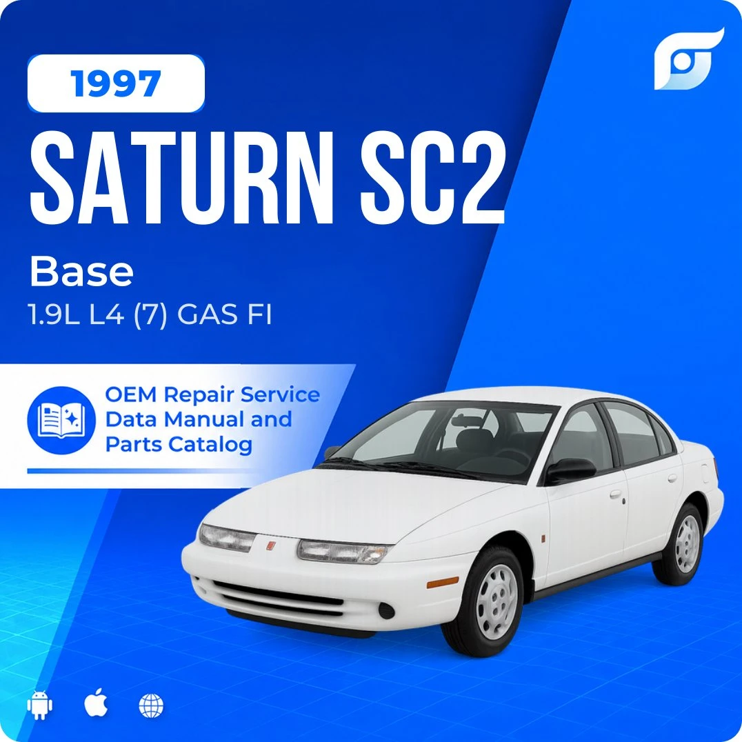 1997 Saturn SC2 Base - OEM Repair Service Manual