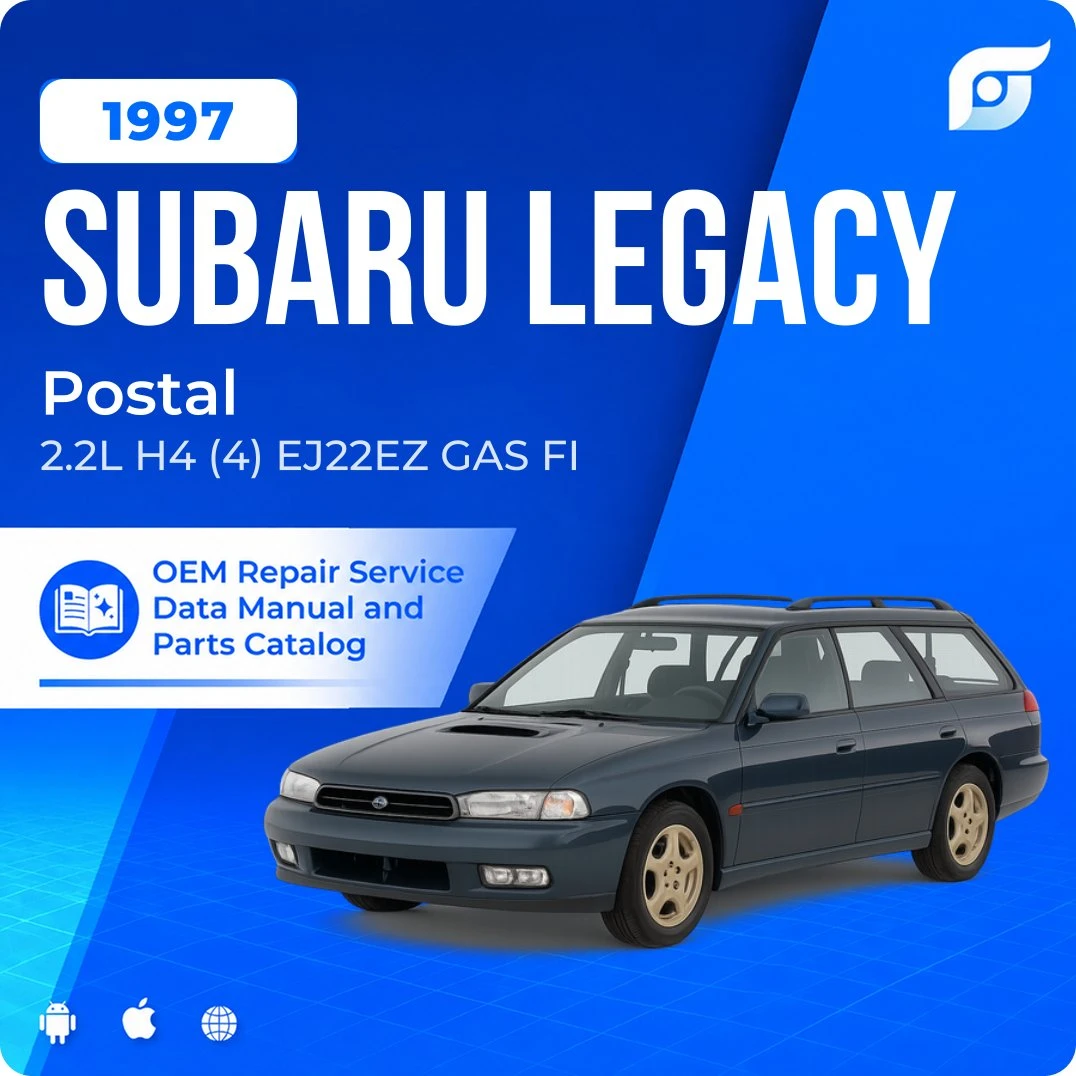 1997 Subaru Legacy Postal - OEM Repair Service Manual