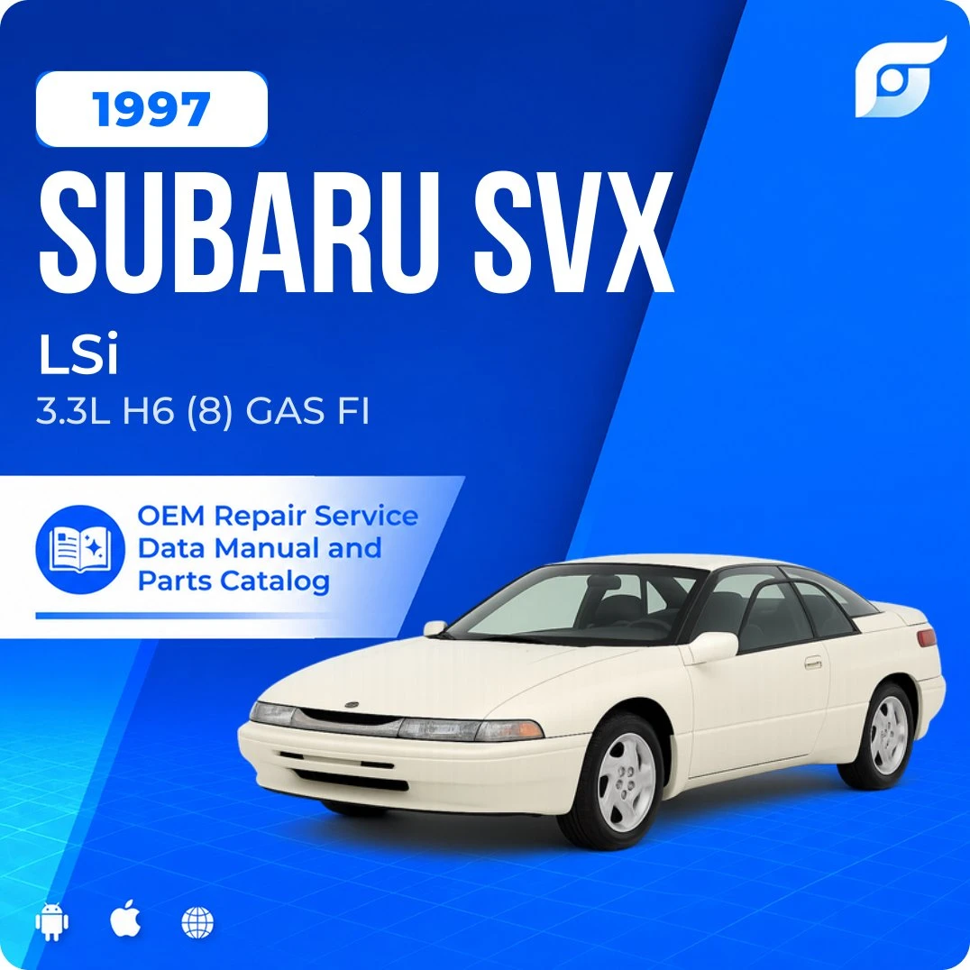 1997 Subaru SVX LSi - OEM Repair Service Manual