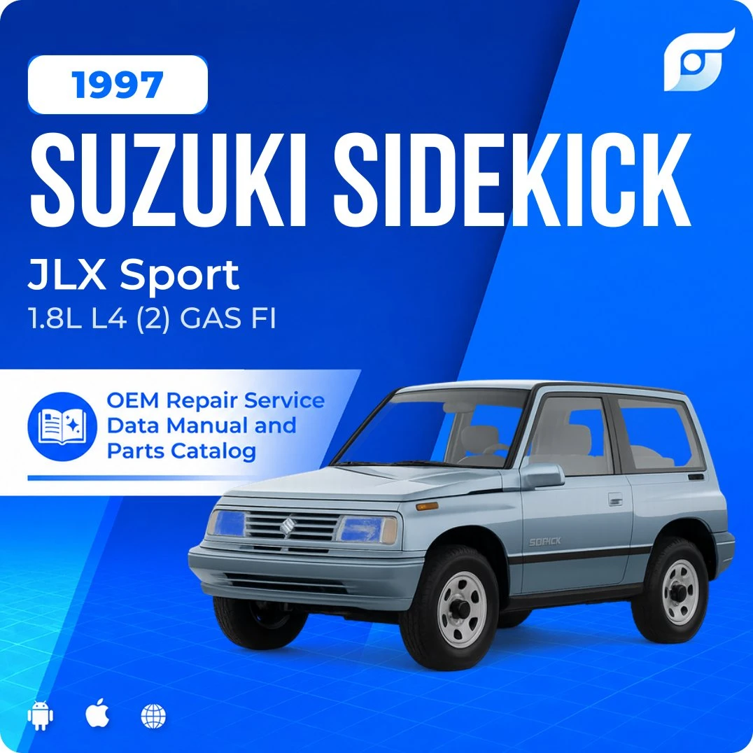 1997 Suzuki Sidekick JLX Sport - OEM Repair Service Manual