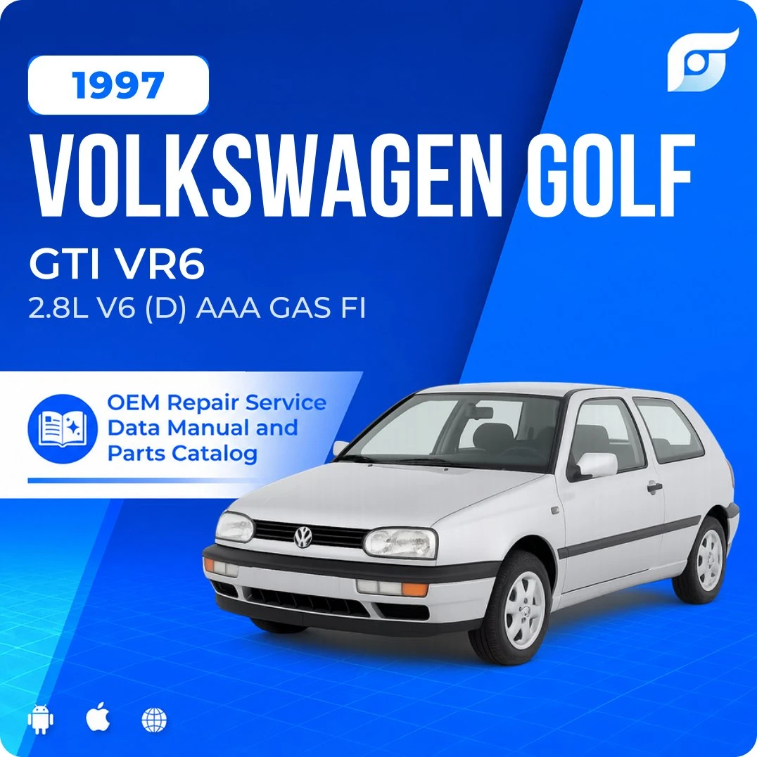 1997 Volkswagen Golf GTI VR6 - OEM Repair Service Manual