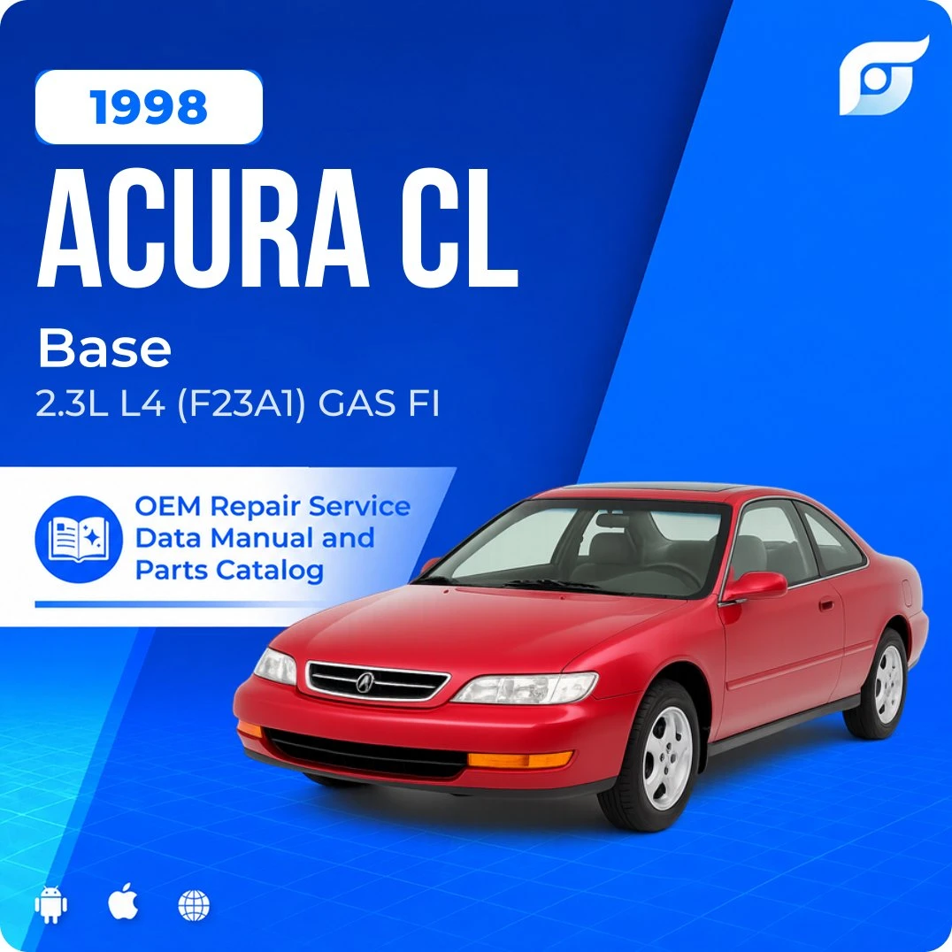 1998 Acura CL Base - OEM Repair Service Manual