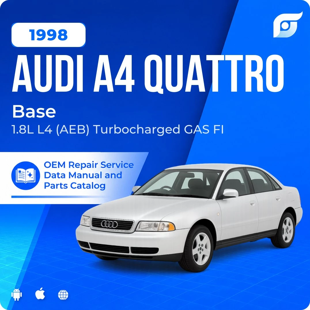 1998 Audi A4 Quattro Base - OEM Repair Service Manual