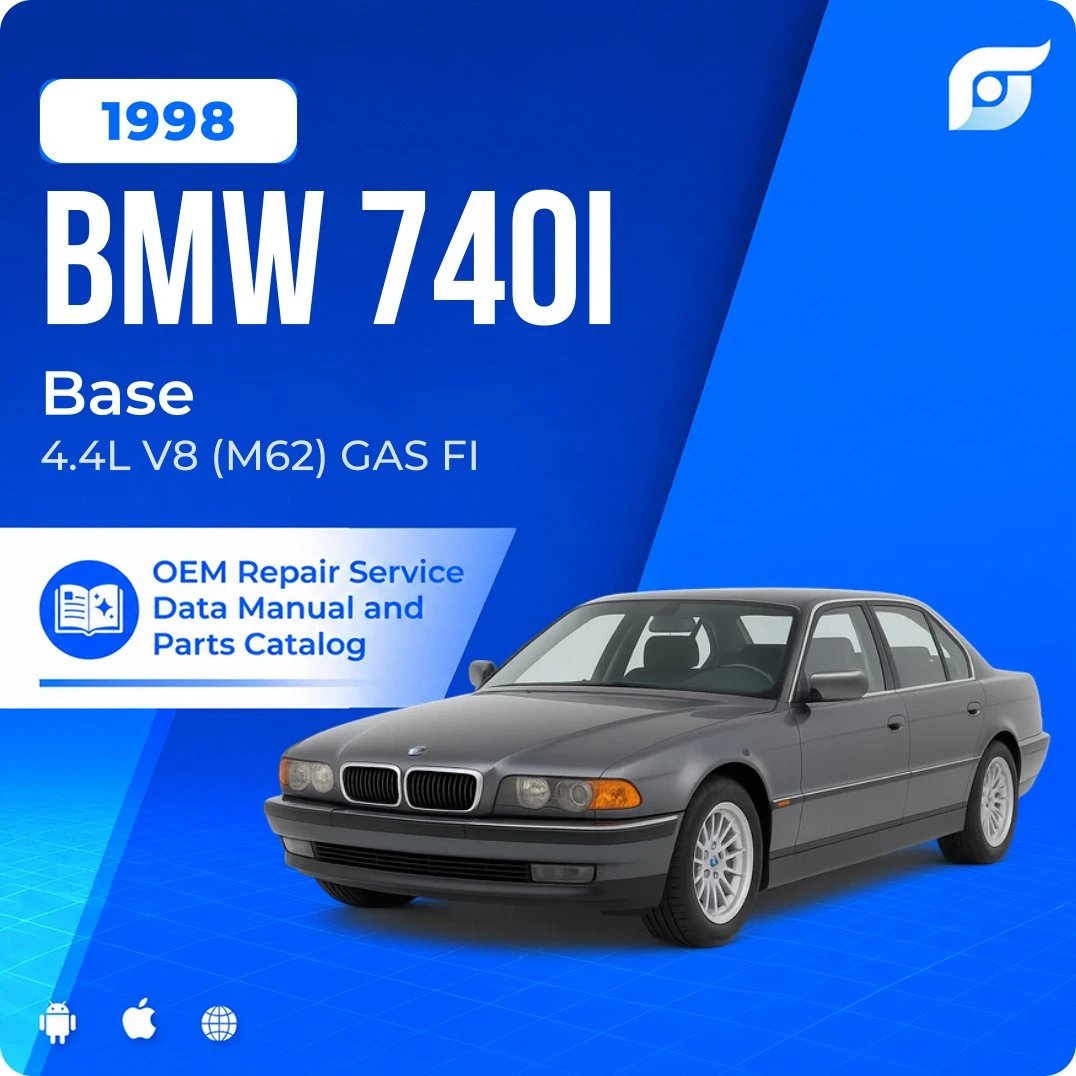 1998 BMW 740i Base - OEM Repair Service Manual