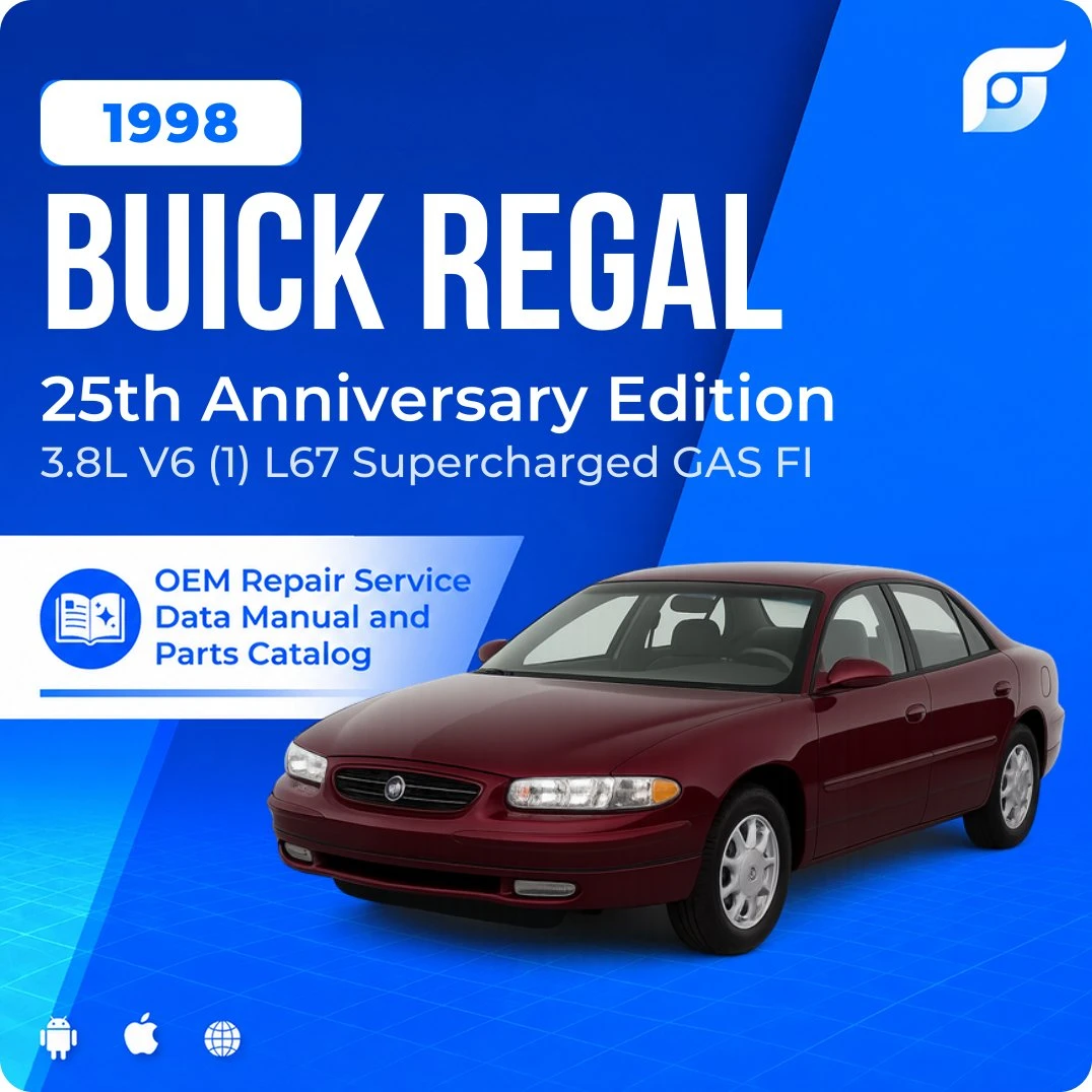 1998 Buick Regal 25th Anniversary Edition - OEM Repair Service Manual