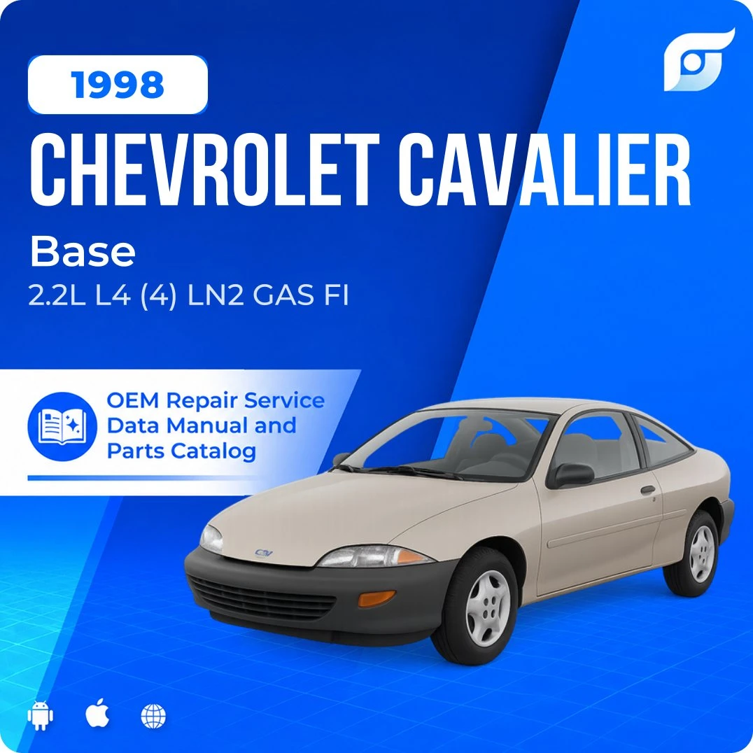 1998 Chevrolet Cavalier Base - OEM Repair Service Manual