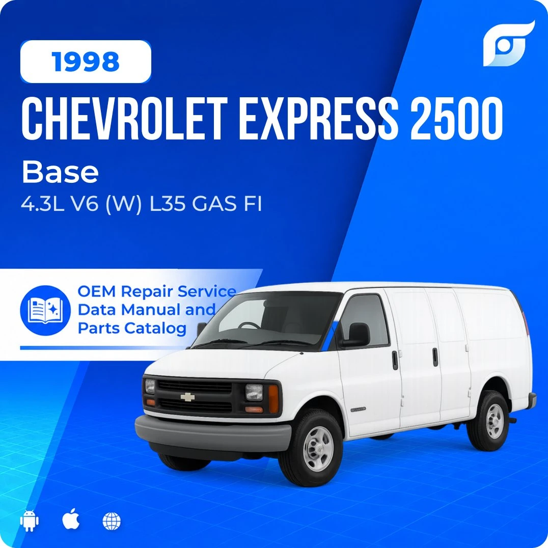 1998 Chevrolet Express 2500 Base - OEM Repair Service Manual