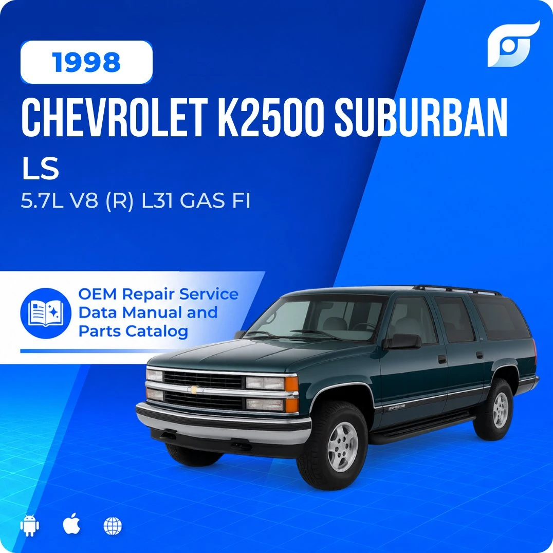 1998 Chevrolet K2500 Suburban LS - OEM Repair Service Manual