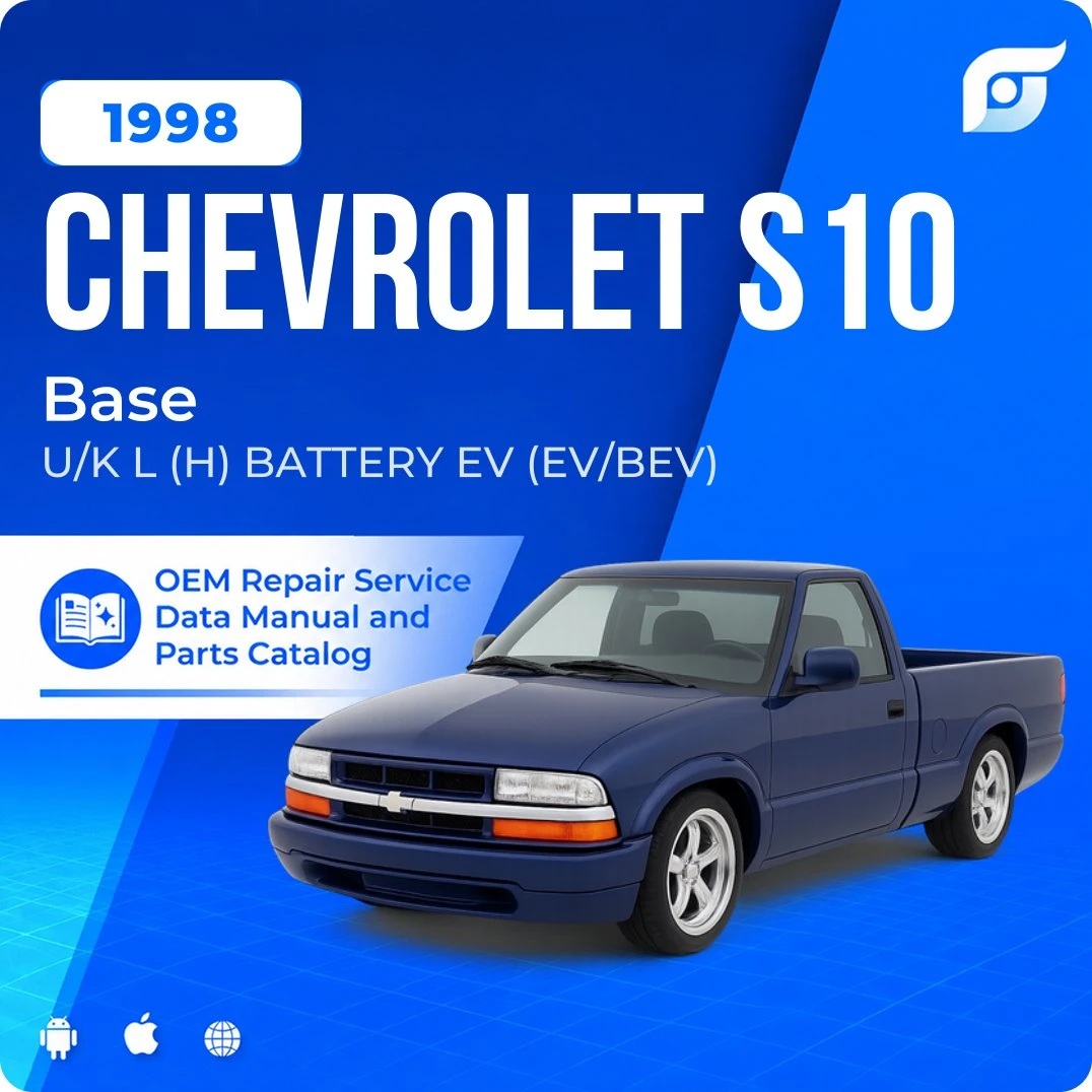 1998 Chevrolet S10 Base - OEM Repair Service Manual