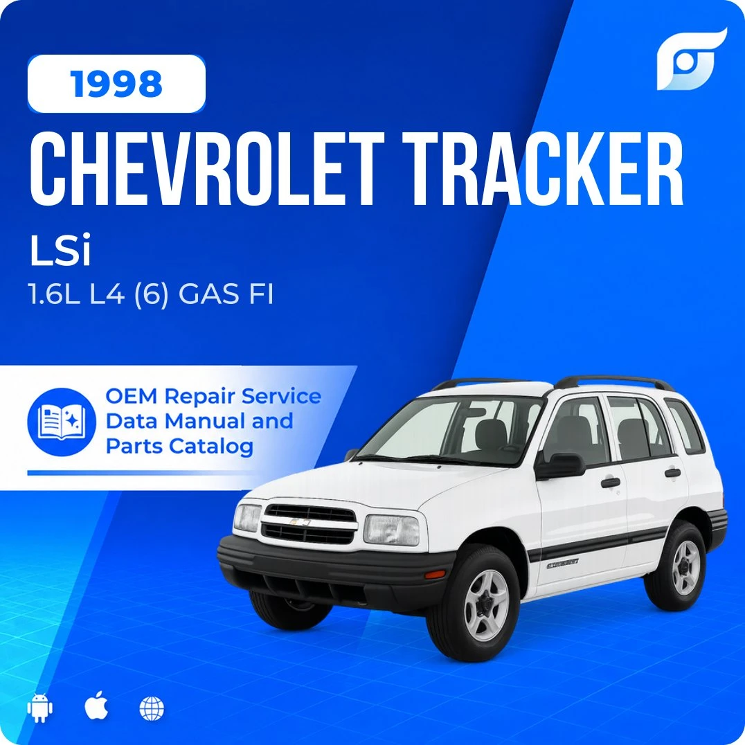 1998 Chevrolet Tracker LSi - OEM Repair Service Manual