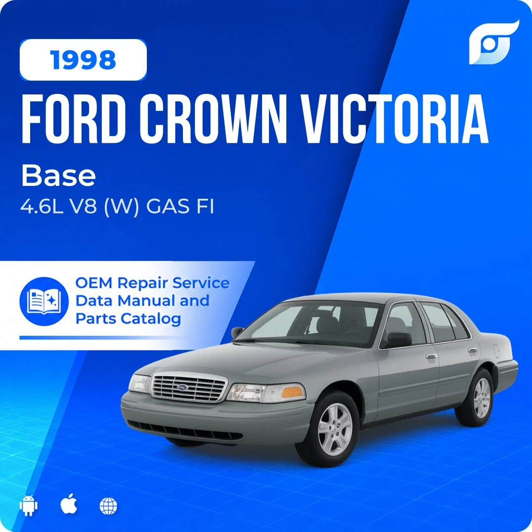 1998 Ford Crown Victoria Base - OEM Repair Service Manual