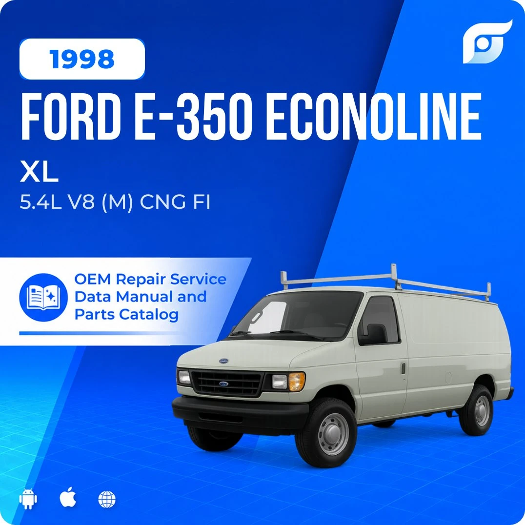 1998 Ford E-350 Econoline XL - OEM Repair Service Manual