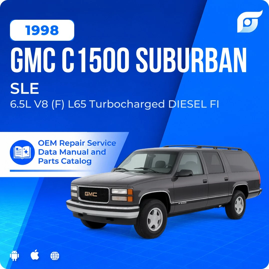 1998 GMC C1500 Suburban SLE - OEM Repair Service Manual